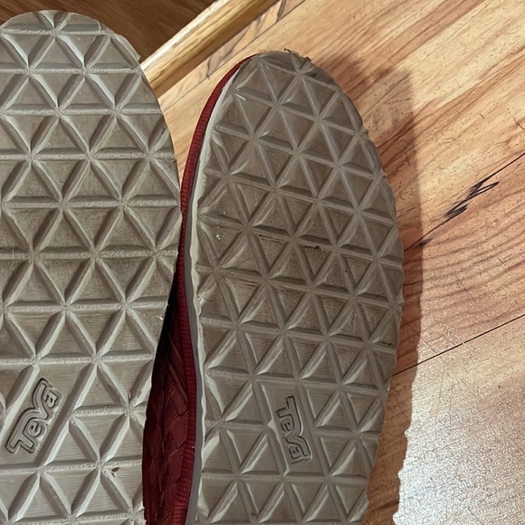 Teva Coromar women 9-1/2 9.5 soft nubuck leather lace up brick red chukka boots - Picture 9 of 12